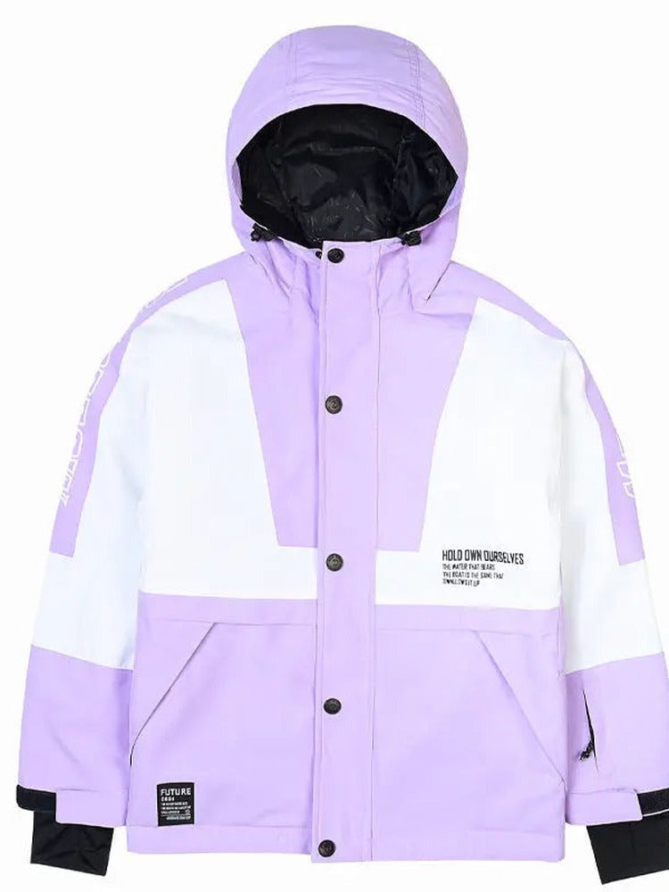 Winter Button-up Snow Jacket Warm Sports Costumes 