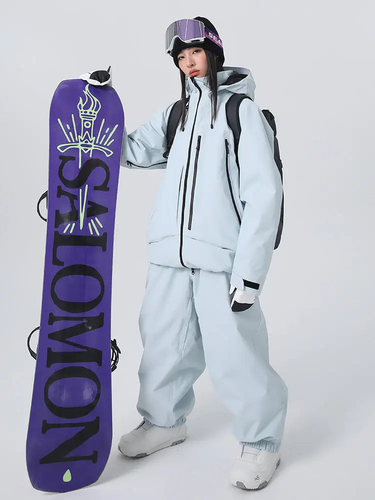 Women Ski Snowboard Suits 2026 New Arrival Baggy Snow Suit 