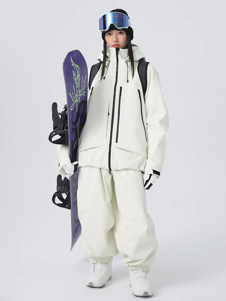 Women Ski Snowboard Suits 2026 New Arrival Baggy Snow Suit 
