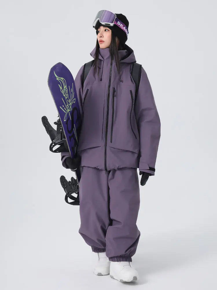 Women Ski Snowboard Suits 2026 New Arrival Baggy Snow Suit 