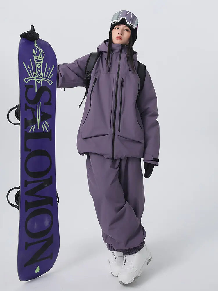 Women Ski Snowboard Suits 2026 New Arrival Baggy Snow Suit 