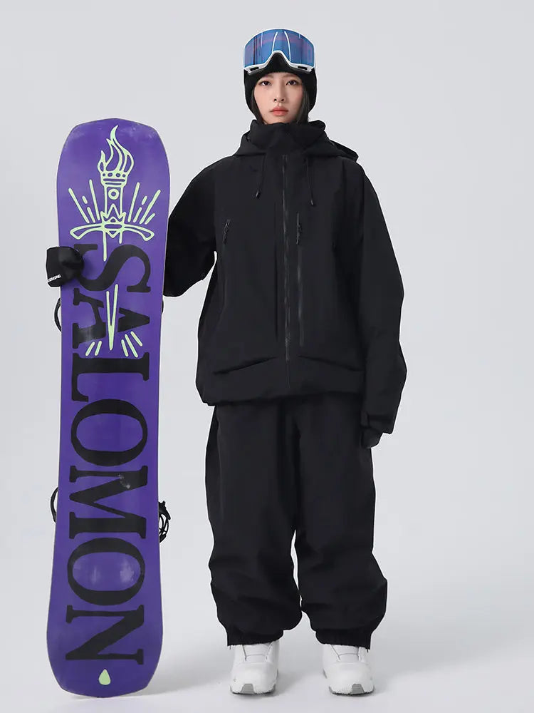 Women Ski Snowboard Suits 2026 New Arrival Baggy Snow Suit 