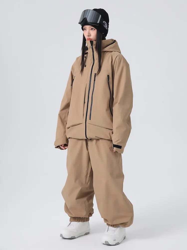 Women Ski Snowboard Suits 2026 New Arrival Baggy Snow Suit 