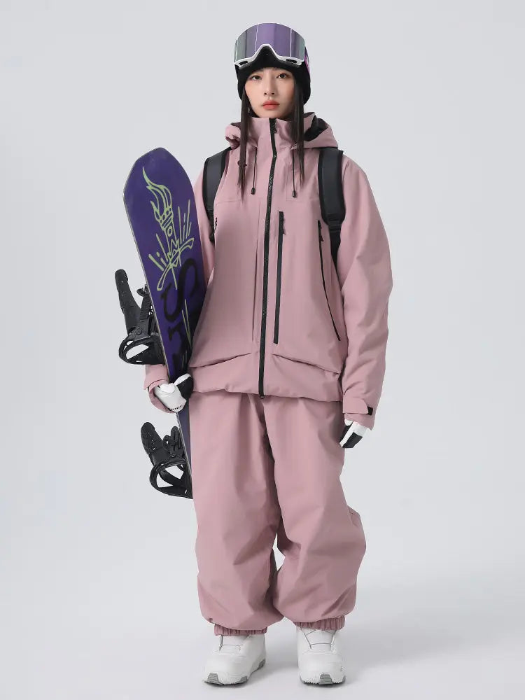 Women Ski Snowboard Suits 2026 New Arrival Baggy Snow Suit 