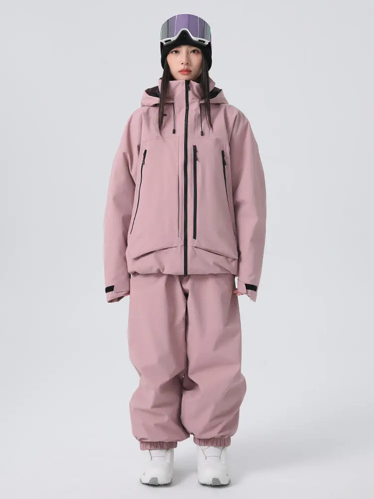 Women Ski Snowboard Suits 2026 New Arrival Baggy Snow Suit 