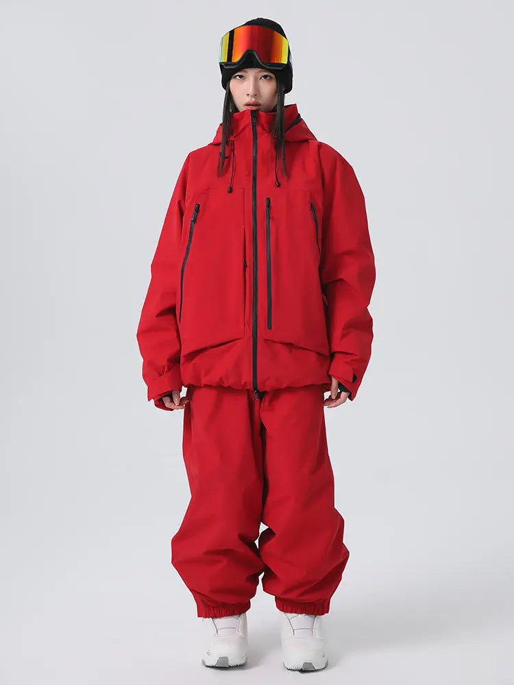 Women Ski Snowboard Suits 2026 New Arrival Baggy Snow Suit 