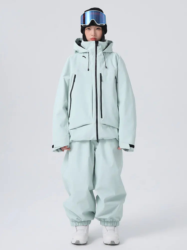 Women Ski Snowboard Suits 2026 New Arrival Baggy Snow Suit 
