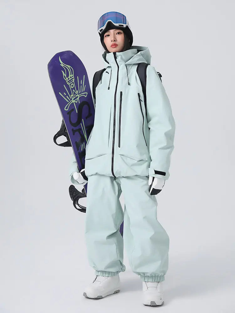 Women Ski Snowboard Suits 2026 New Arrival Baggy Snow Suit 