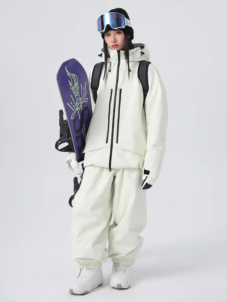 Women's 3L Ski Jacket & Pants Set Snow Suits Top Level 