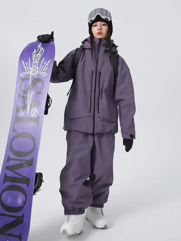 Women's 3L Ski Jacket & Pants Set Snow Suits Top Level 