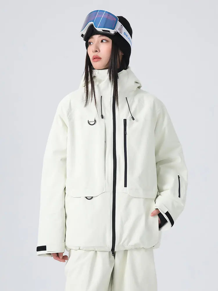 Women's Searipe Baggy Snow Jacket 3L Waterproof Snow Top 