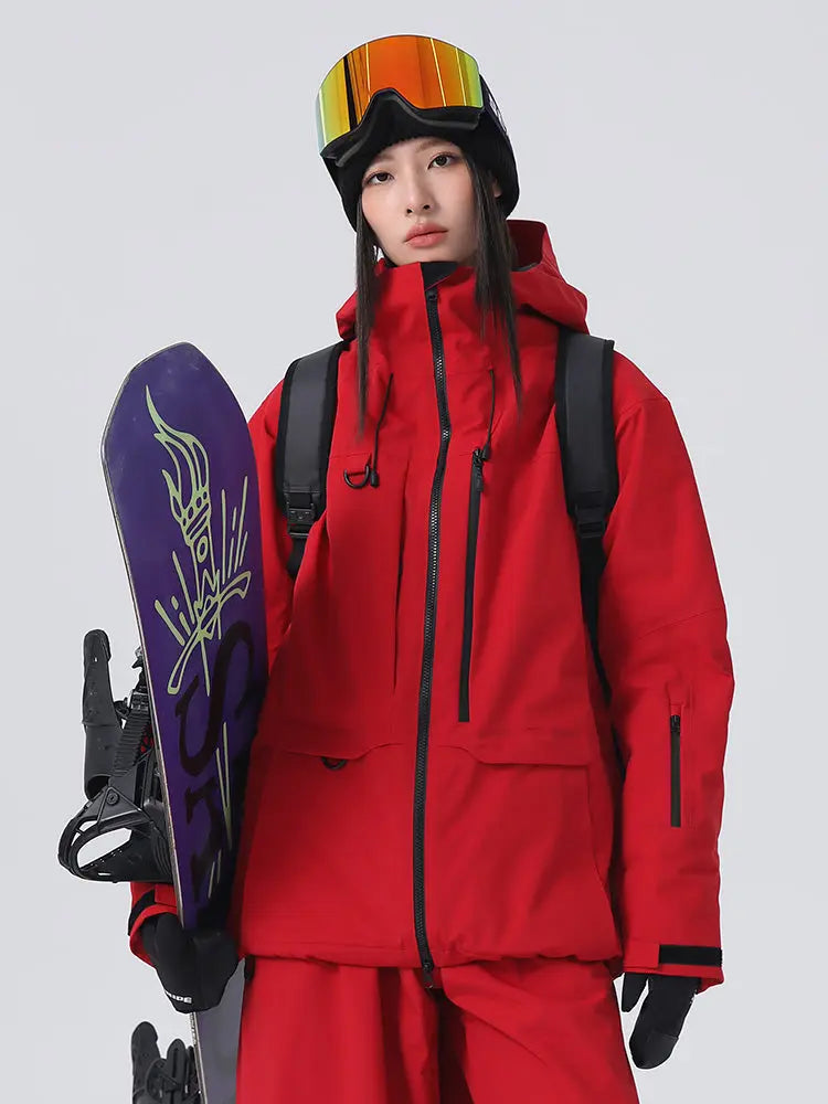 Women's Searipe Baggy Snow Jacket 3L Waterproof Snow Top 