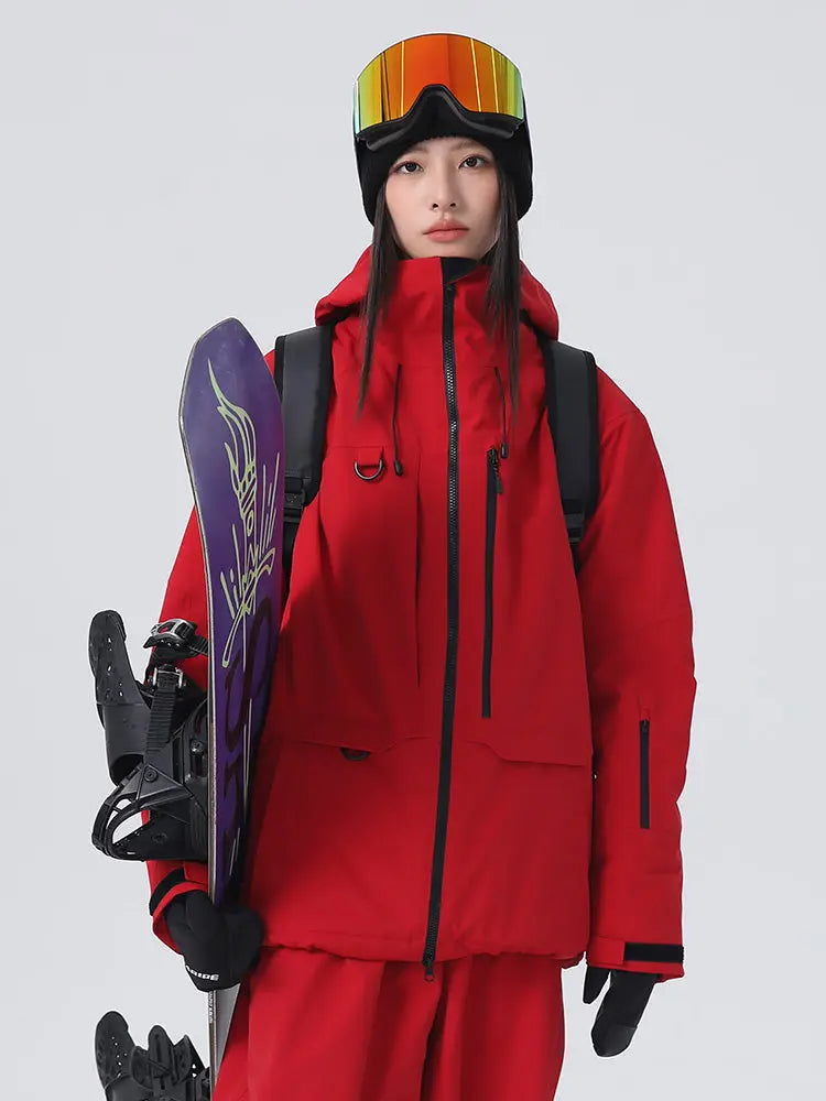Women's Searipe Baggy Snow Jacket 3L Waterproof Snow Top 