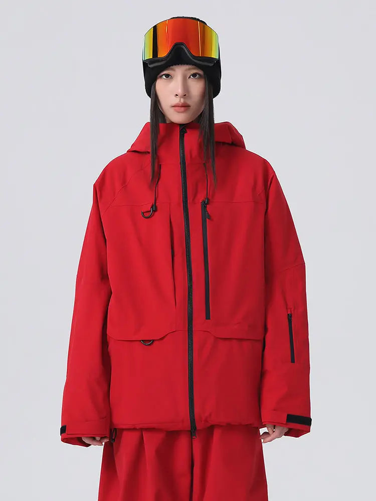 Women's Searipe Baggy Snow Jacket 3L Waterproof Snow Top 