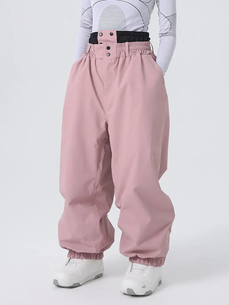 Women's Searipe Baggy Snow Pants Alpine Skiing Trousers 