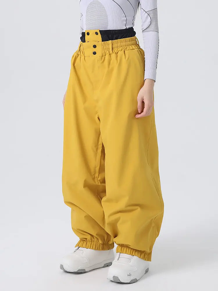 Women's Searipe Baggy Snow Pants Alpine Skiing Trousers 