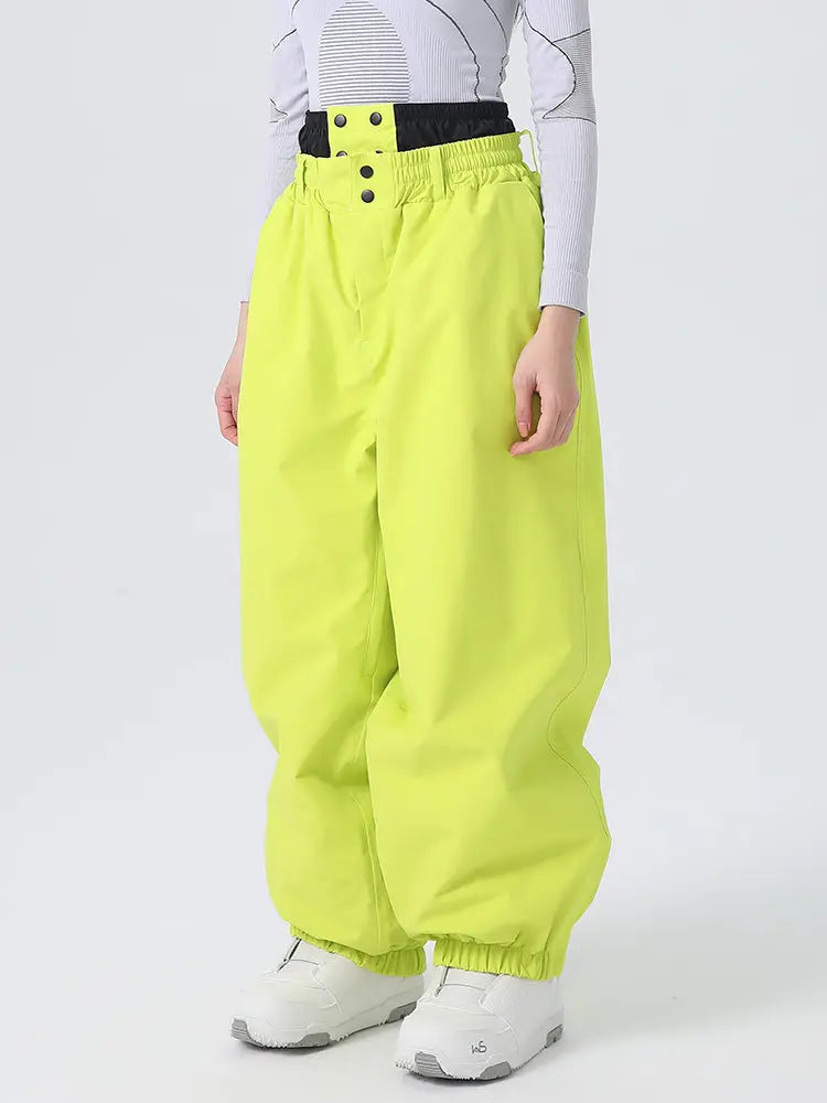 Women's Searipe Baggy Snow Pants Alpine Skiing Trousers 