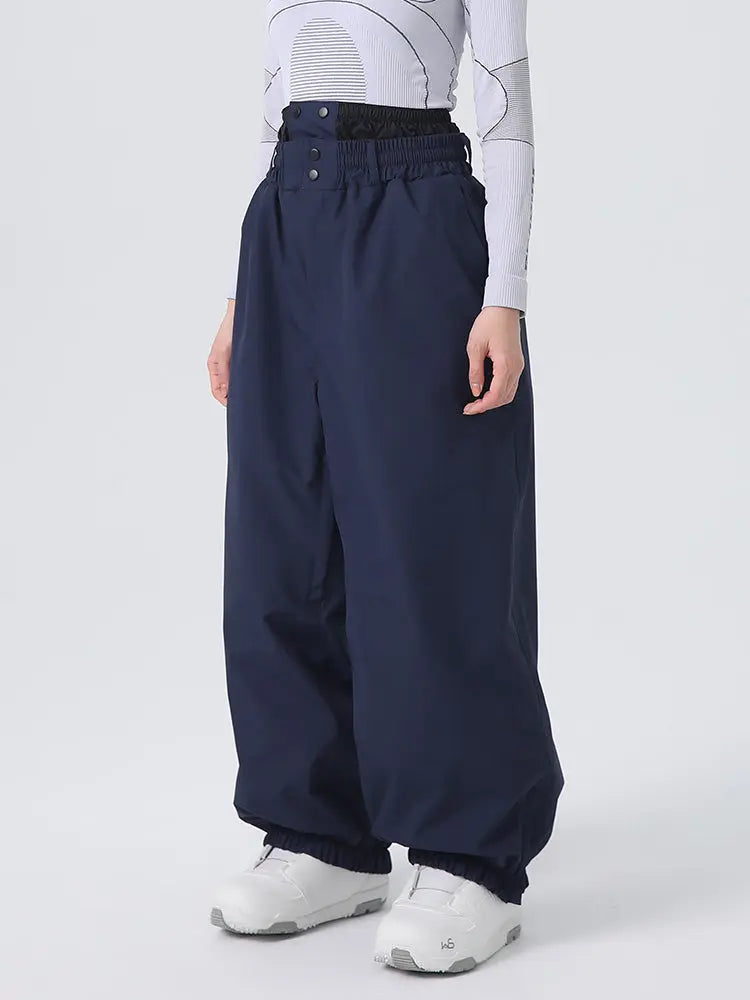 Women's Searipe Baggy Snow Pants Alpine Skiing Trousers 