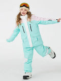 Youth Hooded Snow Jackets & Bibs Pants 2 Pieces HOTIANSNOW