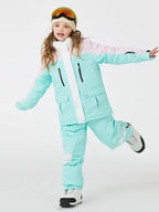 Youth Hooded Snow Jackets & Bibs Pants 2 Pieces HOTIANSNOW