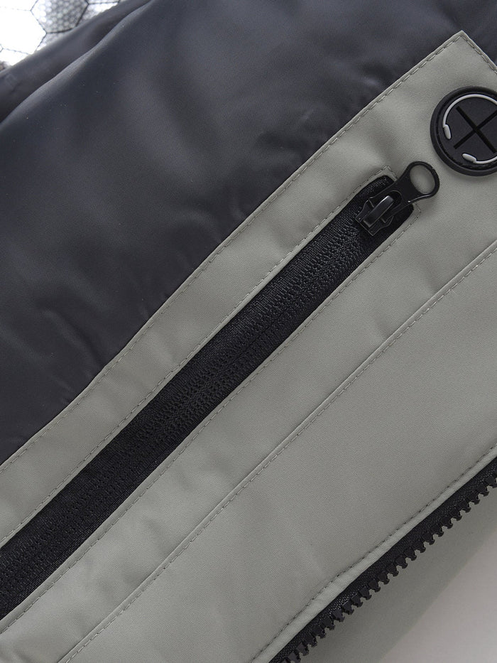 Zippered Chest Pocket