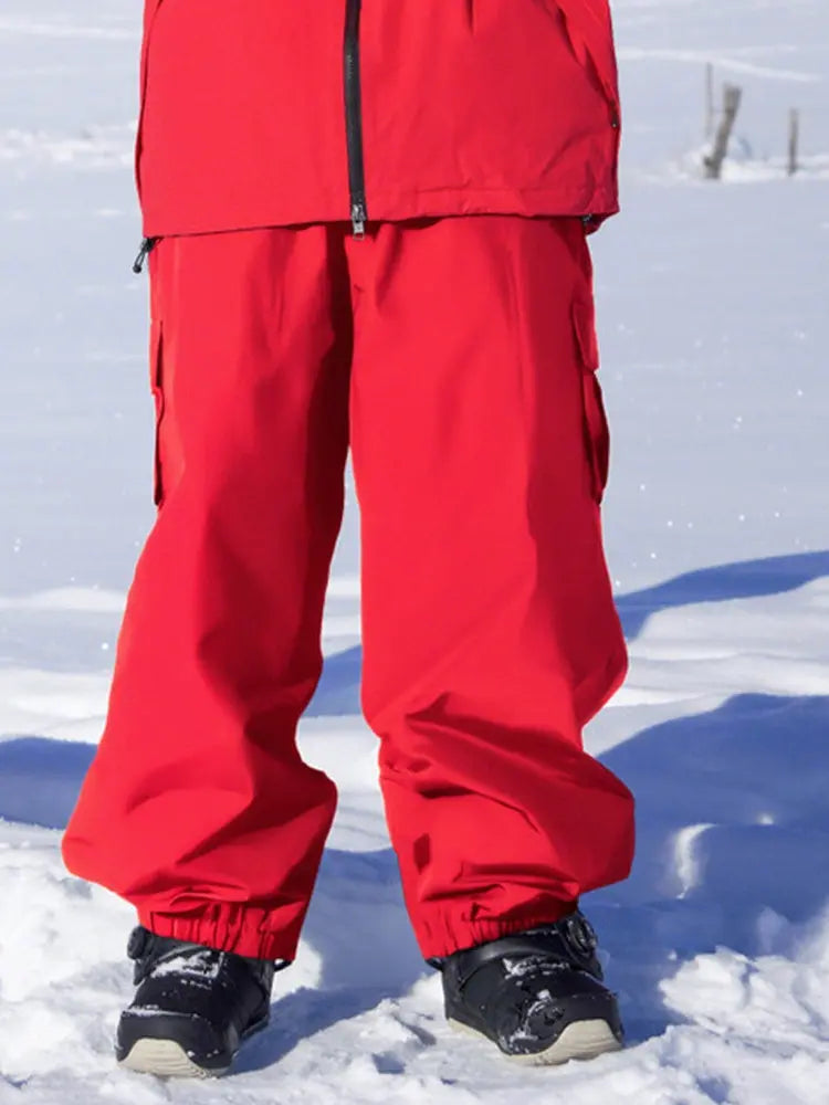 China Red - oddivski HXF9528 Ski Pants