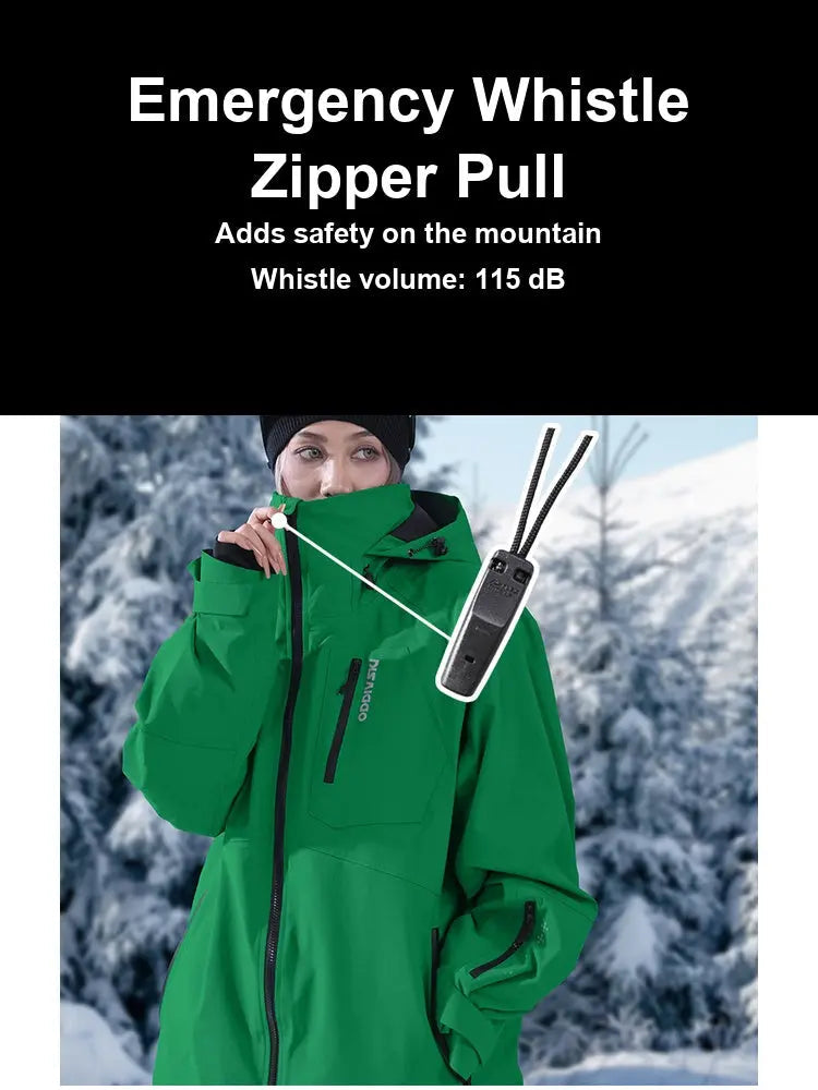 Trendy 3L Waterproof Ski Jacket | 20K Breathable RECCO