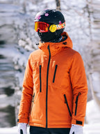 kids solid color snow jacket view 13