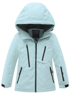 kids solid color snow jacket view 28