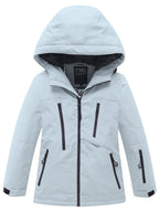 kids solid color snow jacket view 29