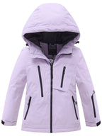 kids solid color snow jacket view 30