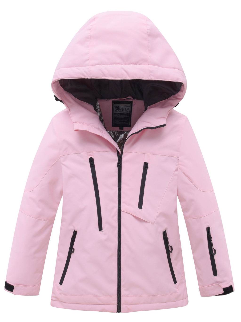 kids solid color snow jacket view 31