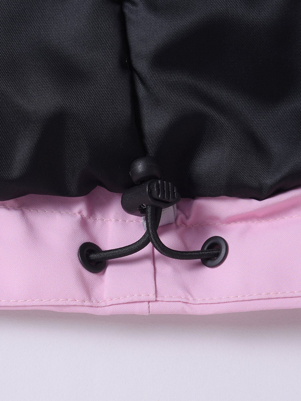 adjustable hem cord-lock detail