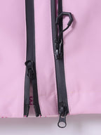 full-length front zipper detail