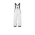 Kids' 3L Seam-Sealed Insulated Ski Bibs in White