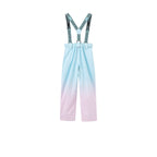 Kids' 3L Seam-Sealed Insulated Ski Bibs in Pink & Blue