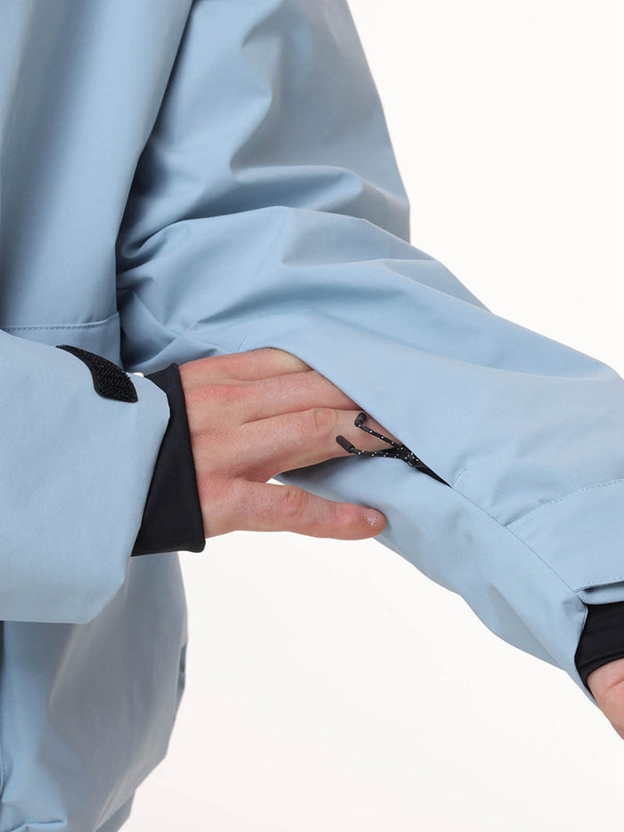 Zippered Sleeve Pass Pocket