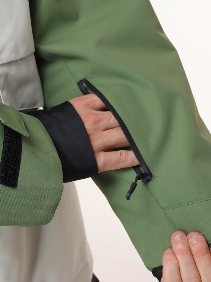 Sleeve Zip Pocket