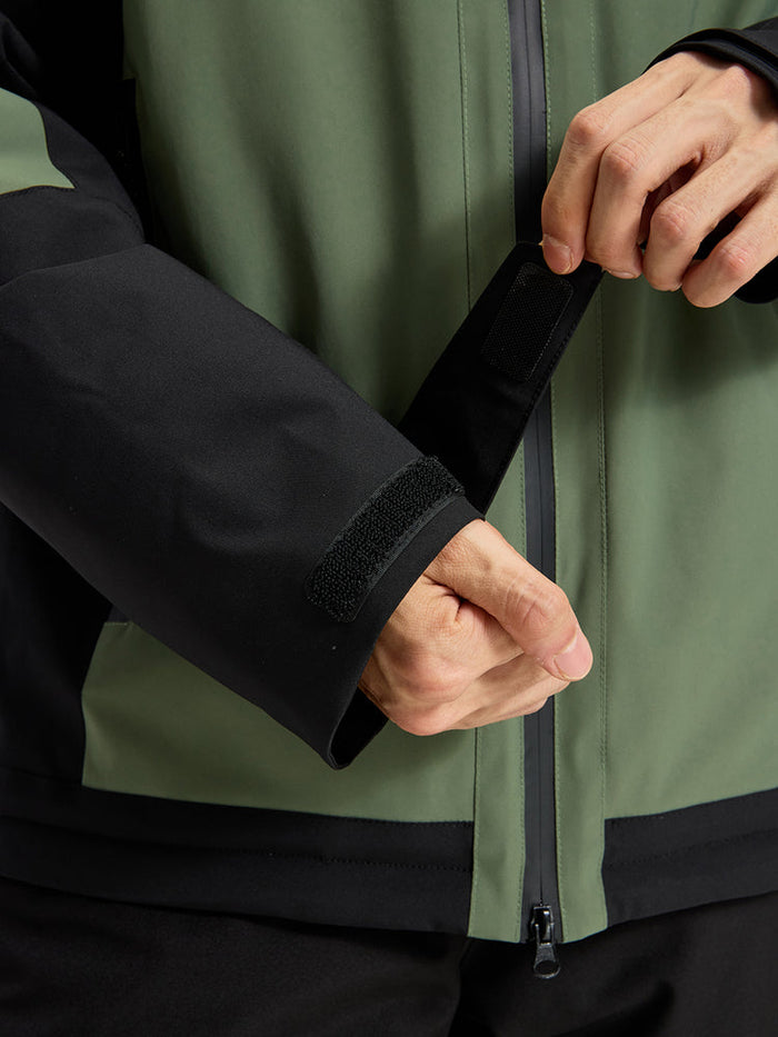 Zip Front &amp; Cuff Tabs