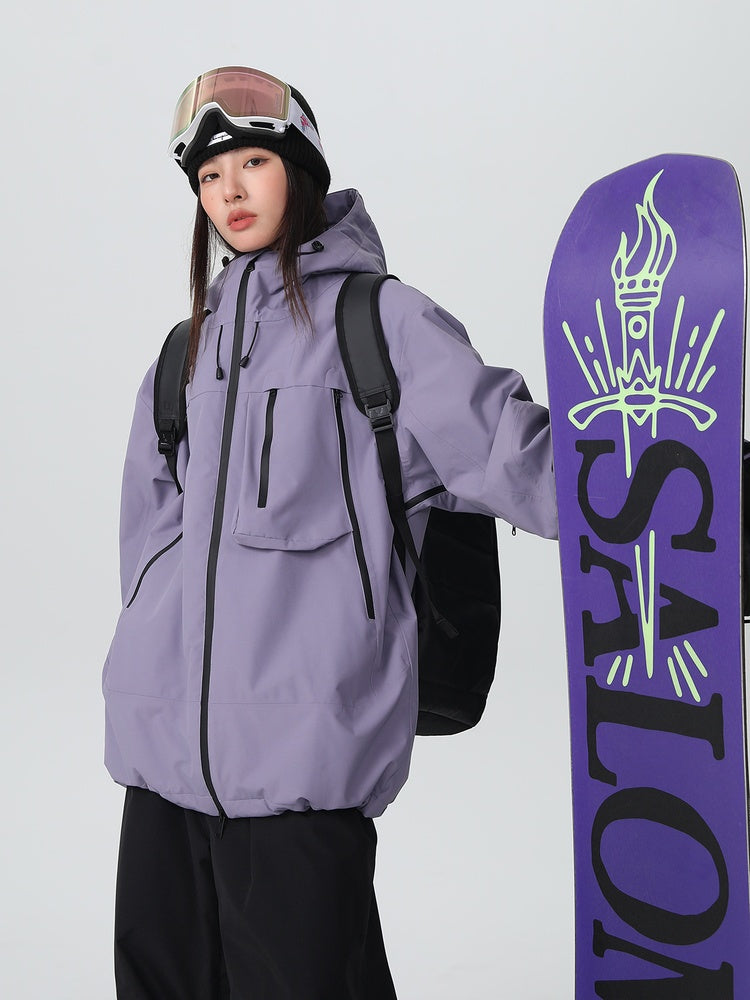 Women's 3-Layer All-Mountain Ski Jacket Waterproof Insulated - Image 1
