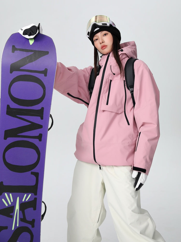 Women's 3-Layer All-Mountain Ski Jacket Waterproof Insulated - Image 3